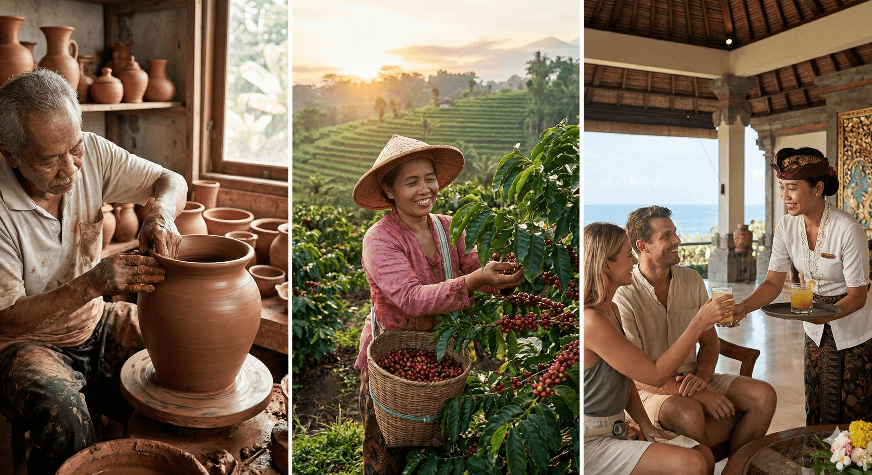 Kolase foto stakeholder pariwisata Bali